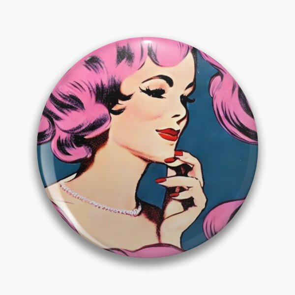 Item preview, Smokey Pink 50s Hair Pattern designed and sold by ZenEverAI.