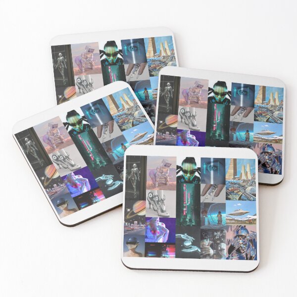 Item preview, futuristic aesthetic collage designed and sold by morgananjos.