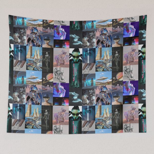 Item preview, futuristic aesthetic collage designed and sold by morgananjos.