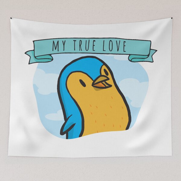Item preview, My True Love - Blue Yellow Birdy- Pets P20 designed and sold by AJATheWholeGang.