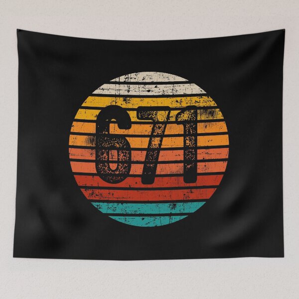 Item preview, Distressed Vintage Sunset 671 Area Code designed and sold by Gold Wings Tees.