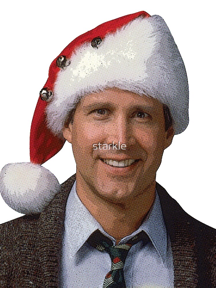 Clark Griswold National Lampoon's 1989 Christmas Vacation movie santa hat by starkle
