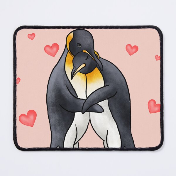 Item preview, Valentine's Day Emperor Penguins In Love designed and sold by sweetbelle.