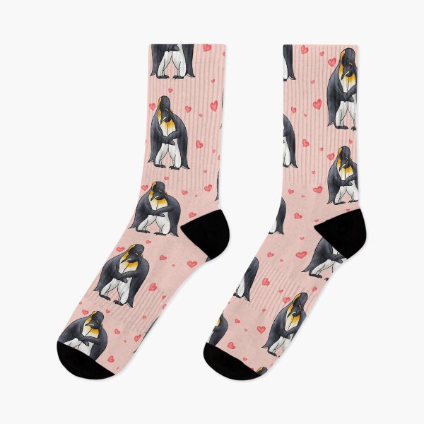 Item preview, Valentine's Day Emperor Penguins In Love designed and sold by sweetbelle.
