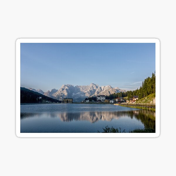 Lake of Misurina Sticker