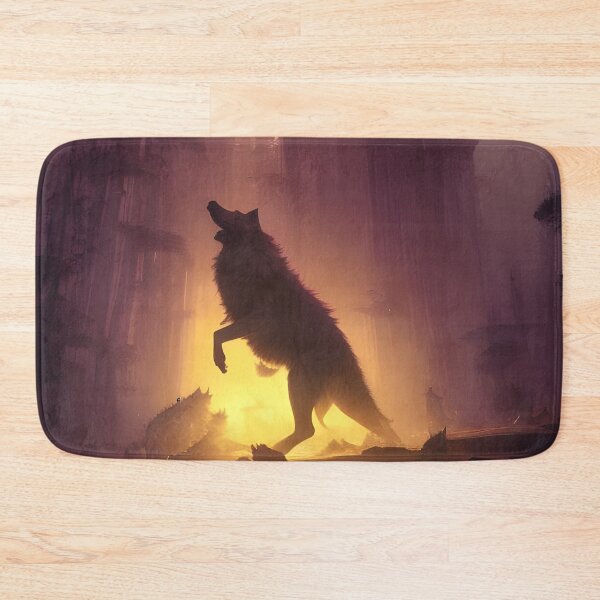 Item preview, Lone wolf in the forest designed and sold by brandway.