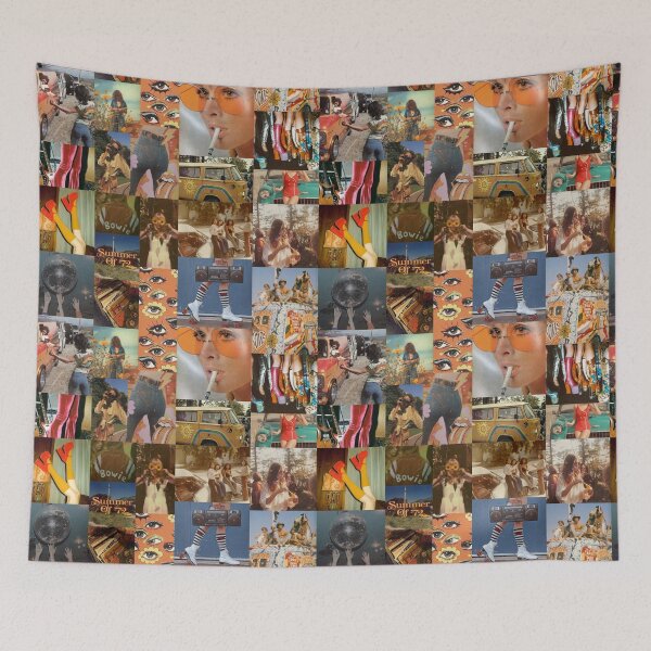 Item preview, vintage 70s aesthetic collage designed and sold by morgananjos.