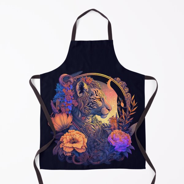 Item preview, Tiger and flowers designed and sold by ArslanWorld.