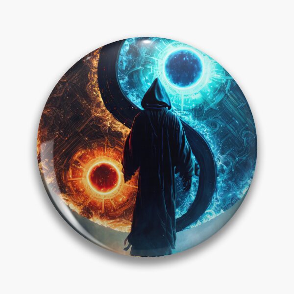 Item preview, The Path to Harmony: A Person's Journey Through the Yin and Yang | Fantasy Digital Art designed and sold by Dedisun.