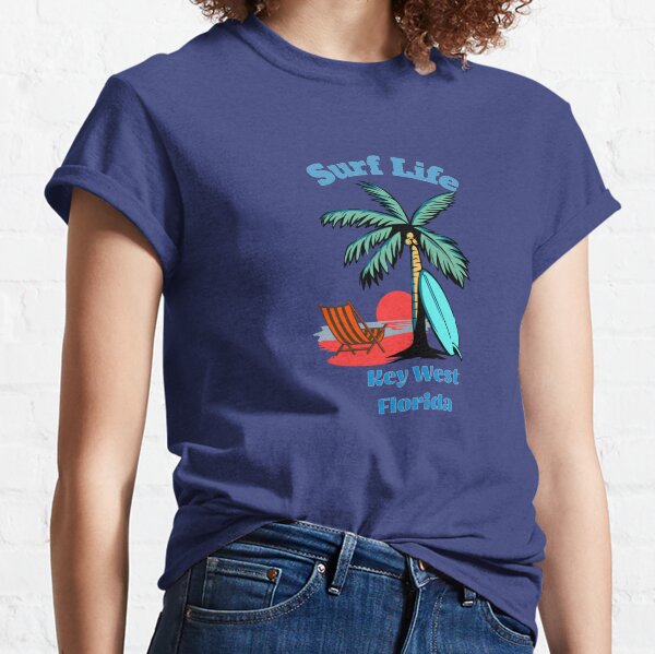 Vintage Key West Florida Keys Retro 70's Beach Vacation Kids T-Shirt