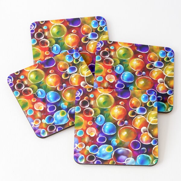 Item preview, "Effervescence" Rainbow Bubble Artwork designed and sold by Milky-Way-Local.