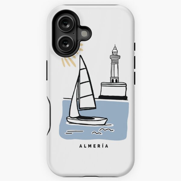 Item preview, Almeria beach Andalusía Spain boats port of almeria  designed and sold by Tropical Blood.