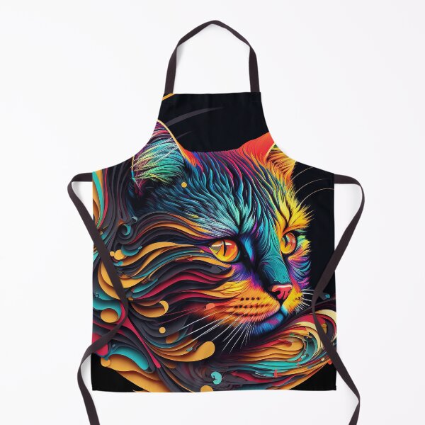 Item preview, Psychedelic Cat | Psychedelic Art designed and sold by Trippinink-.