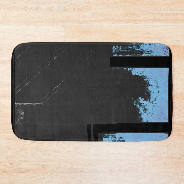 Item preview, Abstract Blue and Black Cityscape designed and sold by BlackArtichoke.