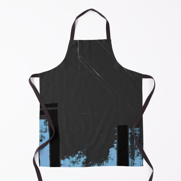 Item preview, Abstract Blue and Black Cityscape designed and sold by BlackArtichoke.