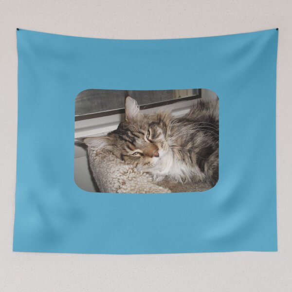 Item preview, The Tabby Maine Coon Cat Is Thinking About His Next Adventure designed and sold by TechLaughs.