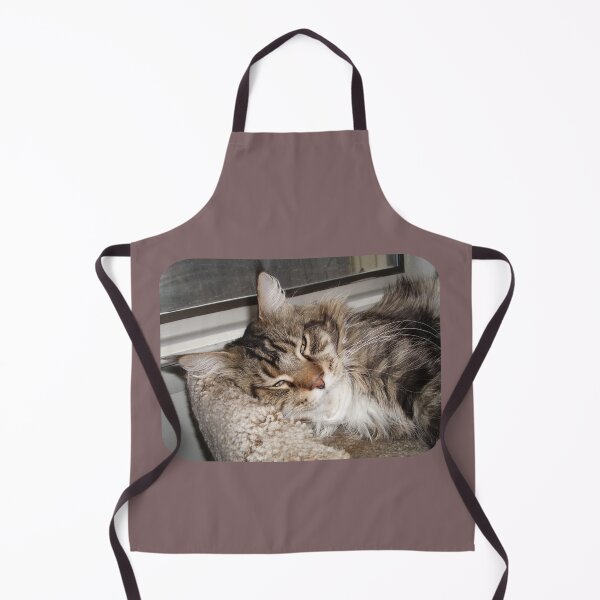 Item preview, The Tabby Maine Coon Cat Is Thinking About His Next Adventure designed and sold by TechLaughs.