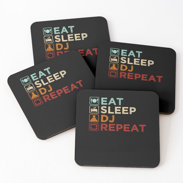 Item preview, Eat Sleep Dj Repeat Music Lover Musician Musical Instrument designed and sold by GrumpyDadCo.