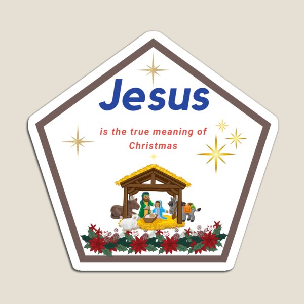 Artikelvorschau, Jesus ist die wahre Bedeutung von Weihnachten entworfen und verkauft von MadeDifferent.