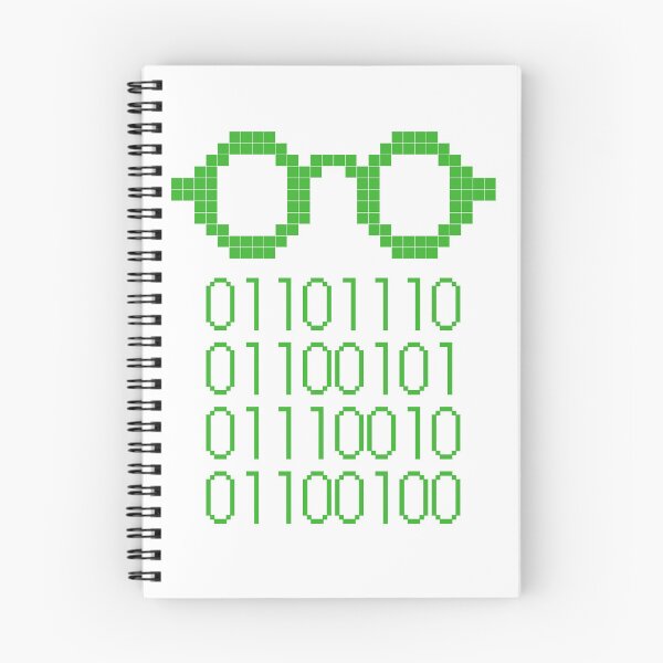 Item preview, Binary Code Nerd Glasses Green Version designed and sold by doodlingjay.