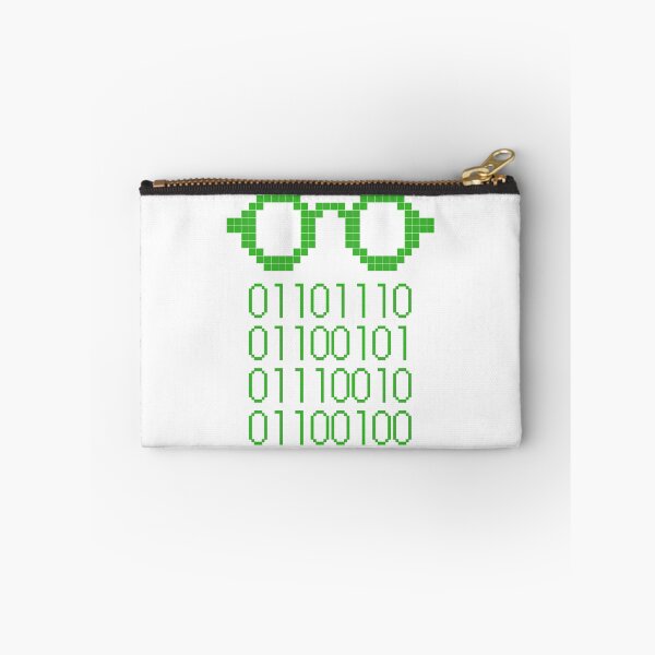 Item preview, Binary Code Nerd Glasses Green Version designed and sold by doodlingjay.