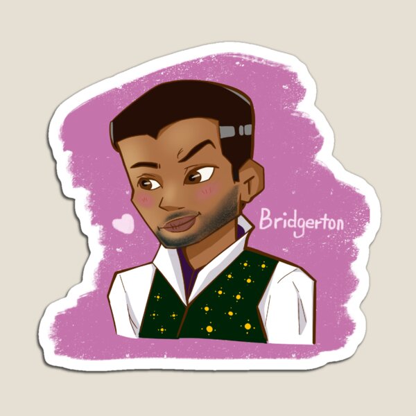 Aperçu de l'œuvre Illustration de dessin animé de personnage de Simon Bridgerton créée et vendue par porkflossbun.