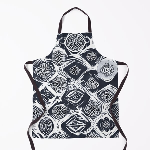 Item preview, Abstract Contrsting Colors Special Symbols in Black and White designed and sold by HanaiPrint.