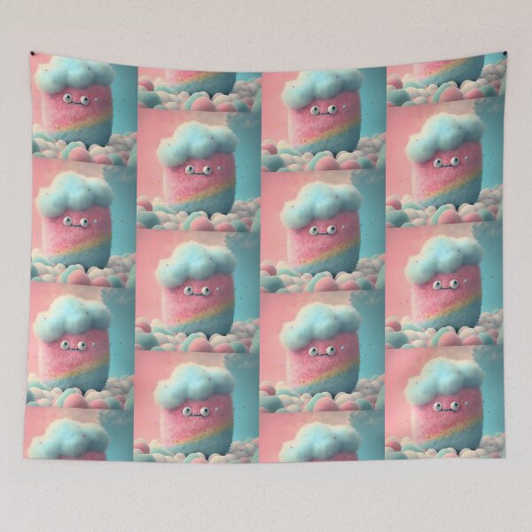 Item preview, Fluffy Monster Friend designed and sold by i-ImagineArtist.