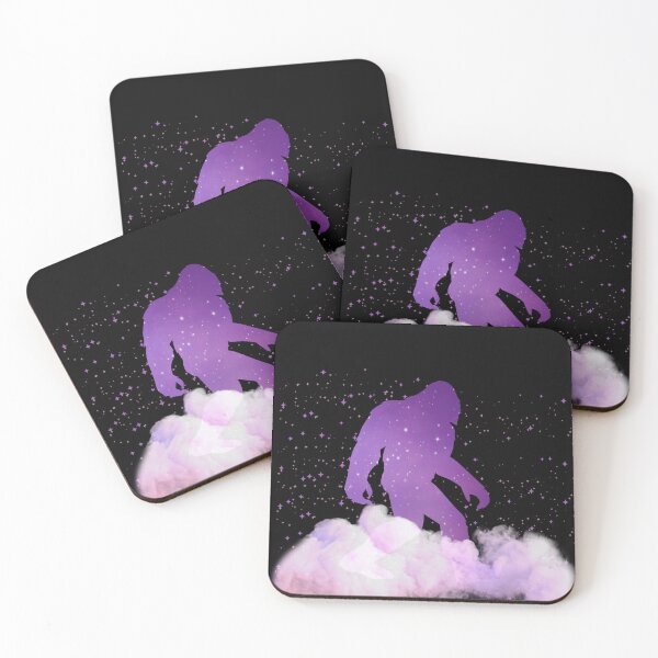 Item preview, Bigfoot Art Cute Bigfoot with Cloud And Night For Bigfoot Lover  designed and sold by Thecitiesstore.