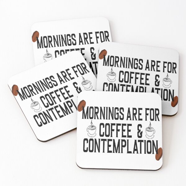 Item preview, Mornings Are For Coffee And Contemplation-Mornings Are For Contemplation-Mornings Are For Coffee designed and sold by ALAEEDDINEBHM.