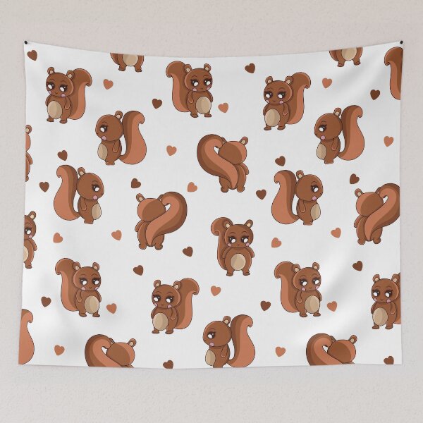 Item preview, Squirrel Pattern designed and sold by KaavzCreations.