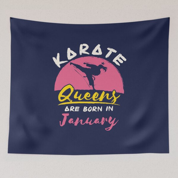 Item preview, Karate Birthday Women Queens Are Born in January designed and sold by jaygo.