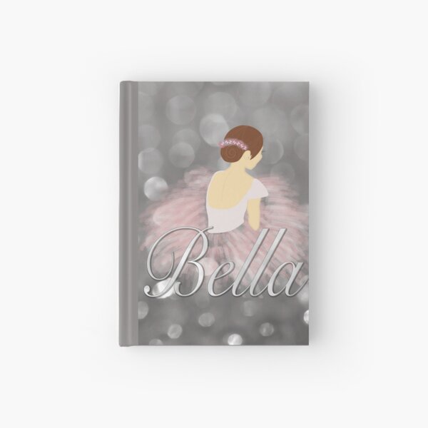 Ballerina Personalized Bella Brunette Hardcover Journal