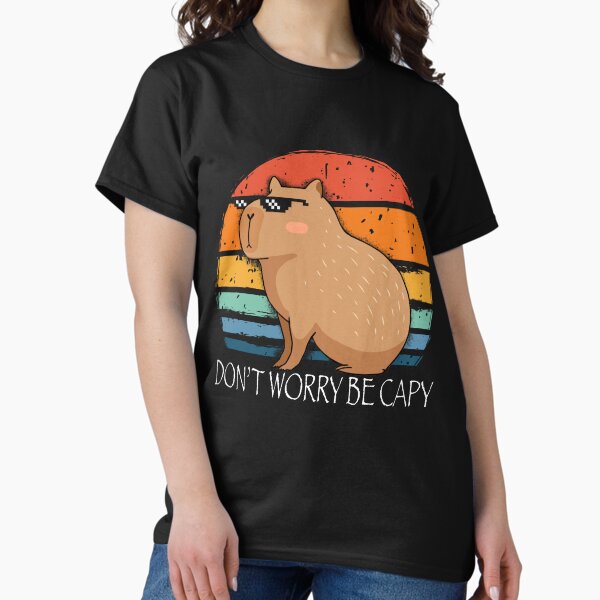 Item preview, Capybara Dont Worry Be Capy Funny Rodent designed and sold by Get A Wear  Shop.