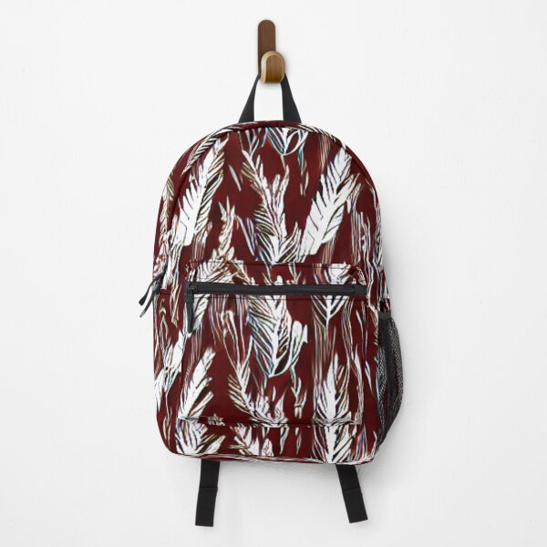 Item preview, Abstract Feathers in Red and White designed and sold by HanaiPrint.