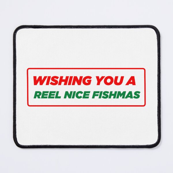 Item preview, Wishing You Reel Nice Fishmas  | Funny Wishes Meme Quote designed and sold by AllYuNeed.
