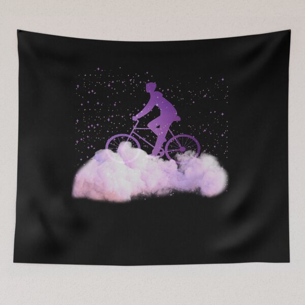 Item preview, Cycling Art Cute Bicycle Cycling Cloud With Night Design For Biker And Cycling Lover designed and sold by Thecitiesstore.