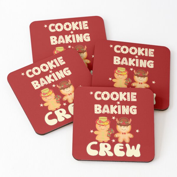 Item preview, Cookie Baking Crew Vintage Look Cute Gingerbread Man & Woman Family Christmas Xmas Happy Holiday designed and sold by JoyOfHopeStore.