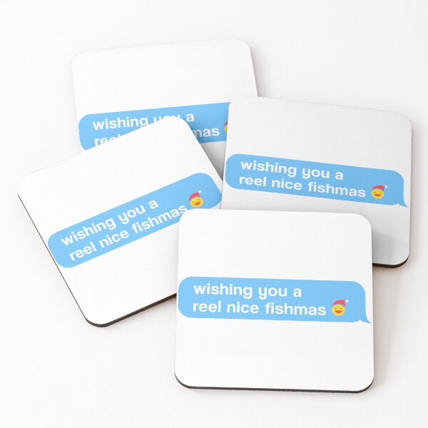 Item preview, Wishing You Reel Nice Fishmas  | Funny Wishes Meme Quote designed and sold by AllYuNeed.