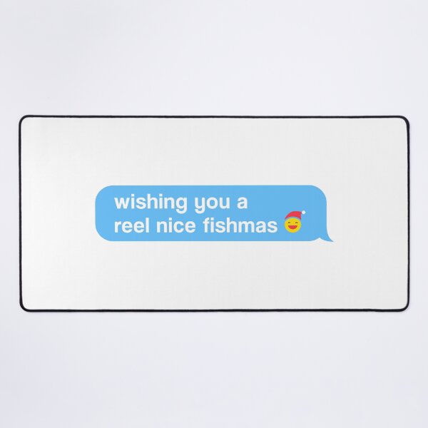 Item preview, Wishing You Reel Nice Fishmas | Funny Wishes Meme Quote designed and sold by AllYuNeed.