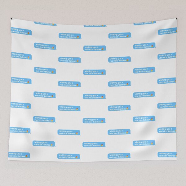 Item preview, Wishing You Reel Nice Fishmas  | Funny Wishes Meme Quote designed and sold by AllYuNeed.
