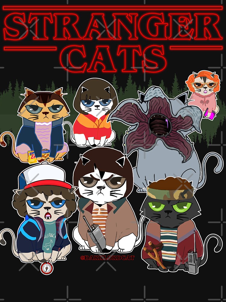 STRANGER CATS by darklordpug