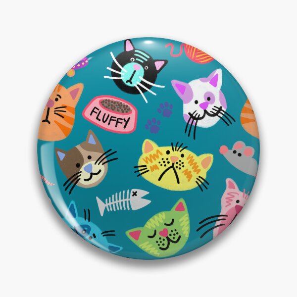 Item preview, Cute Cat Pattern by AlwaysBeColoring designed and sold by AlwaysBeColoring.