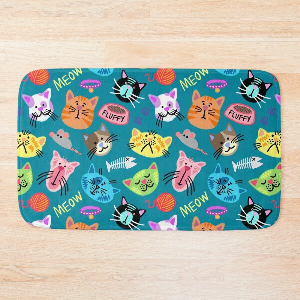 Item preview, Cute Cat Pattern by AlwaysBeColoring designed and sold by AlwaysBeColoring.