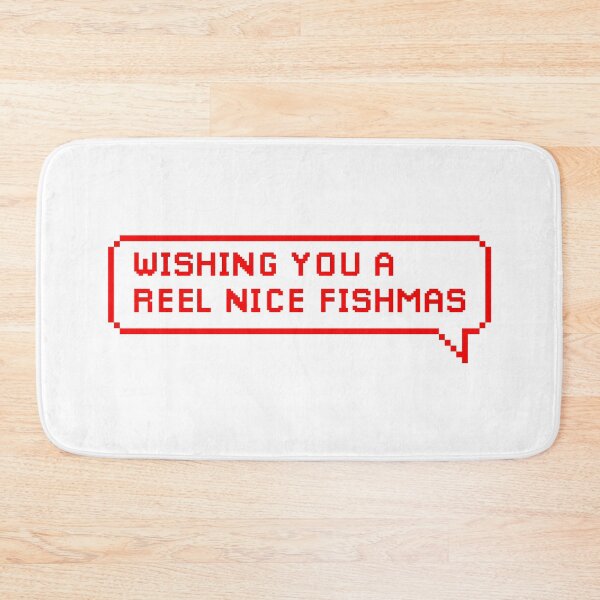 Item preview, Wishing You Reel Nice Fishmas  | Funny Wishes Meme Quote designed and sold by AllYuNeed.