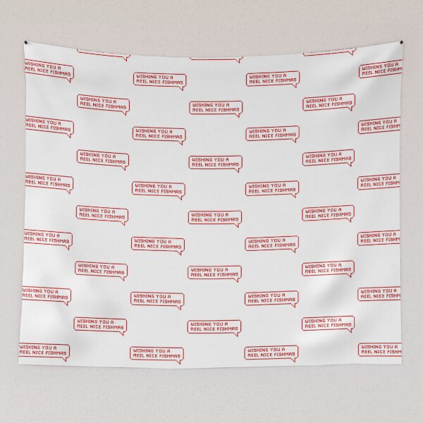 Item preview, Wishing You Reel Nice Fishmas  | Funny Wishes Meme Quote designed and sold by AllYuNeed.