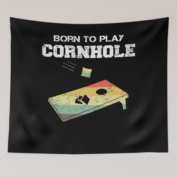 Item preview, Funny Retro Vintage Cornhole Gift Born To Play Cornhole designed and sold by ARTZ84.
