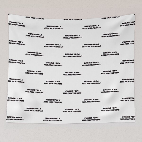 Item preview, Wishing You Reel Nice Fishmas  | Funny Wishes Meme Quote designed and sold by AllYuNeed.