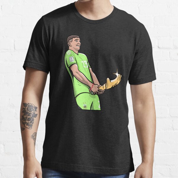 Item preview, Emi Martinez the Savior Golden Glove designed and sold by FifthTees.