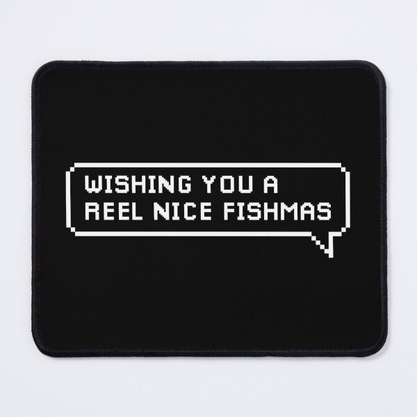 Item preview, Wishing You Reel Nice Fishmas | Funny Wishes Meme Quote designed and sold by AllYuNeed.